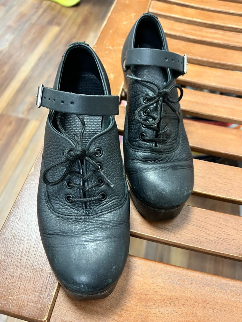 Rutherford Irish Dance Hard Shoes girls size 1 - Picture 3 of 5
